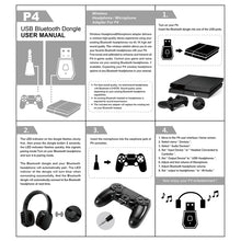 Load image into Gallery viewer, USB 4.0 Bluetooth Adapter Receiver and Transmitters for Sony PlayStation PS4, For PS4