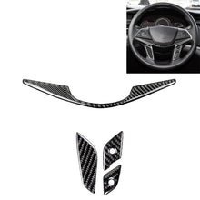 Load image into Gallery viewer, 4 in 1 Car Carbon Fiber Steering Wheel Button Decorative Sticker for Cadillac xt5 2016-2017, Left and Right Drive Universal, For Cadillac xt5 2016-2017