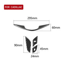 Load image into Gallery viewer, 4 in 1 Car Carbon Fiber Steering Wheel Button Decorative Sticker for Cadillac xt5 2016-2017, Left and Right Drive Universal, For Cadillac xt5 2016-2017