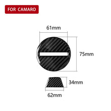 Load image into Gallery viewer, 2 in 1 Car Carbon Fiber Steering Wheel Button Decorative Sticker for Chevrolet Camaro 2017-2019, Left and Right Drive Universal, For Chevrolet Camaro 2017-2019