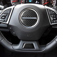 Load image into Gallery viewer, 2 in 1 Car Carbon Fiber Steering Wheel Button Decorative Sticker for Chevrolet Camaro 2017-2019, Left and Right Drive Universal, For Chevrolet Camaro 2017-2019