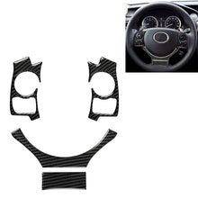 Load image into Gallery viewer, 4 in 1 Car Carbon Fiber Steering Wheel Button Decorative Sticker for Lexus IS250 NX200 200t 300h, Left and Right Drive Universal, For Lexus IS250 NX200 200t 300h(B)