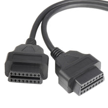 Load image into Gallery viewer, 16PIN Car L Shape 90 Degree Connect OBD Diagnostic Extended Cable OBD2 Male to Female Cable, OBD2 Male to Female Cable