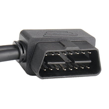 Load image into Gallery viewer, 16PIN Car L Shape 90 Degree Connect OBD Diagnostic Extended Cable OBD2 Male to Female Cable, OBD2 Male to Female Cable
