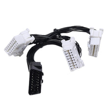 Load image into Gallery viewer, 3 in 1 Car OBD Diagnostic Extended Cable OBD2 Cable for Toyota, For Toyota