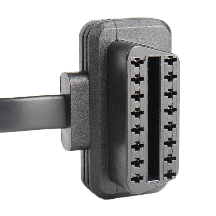 16PIN Car Ultra-thin OBD Diagnostic Extended Cable OBD2 Cable with Switch, 16PIN 3 in 1