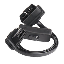 Load image into Gallery viewer, 16PIN Car Ultra-thin OBD Diagnostic Extended Cable OBD2 Cable with Switch, 16PIN