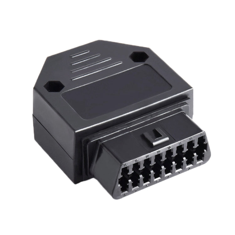 16PIN Car OBD 2 Female Connector OBD Plug + Case + Terminal + Screw, Female