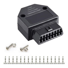 Load image into Gallery viewer, 16PIN Car OBD 2 Female Connector OBD Plug + Case + Terminal + Screw, Female