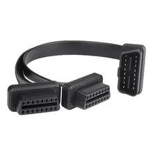 Load image into Gallery viewer, 2 in 1 16PIN Car Straight Head OBD Diagnostic Extended Cable OBD2 Cable, Straight Head