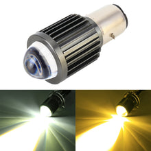 Load image into Gallery viewer, BA20D DC12-80V / 10W / 6000K / 3000K / 800LM Bicolor Motorcycle Headlights with Projector Lens, BA20D