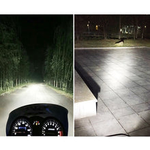 Load image into Gallery viewer, BA20D DC12-80V / 10W / 6000K / 3000K / 800LM Bicolor Motorcycle Headlights with Projector Lens, BA20D
