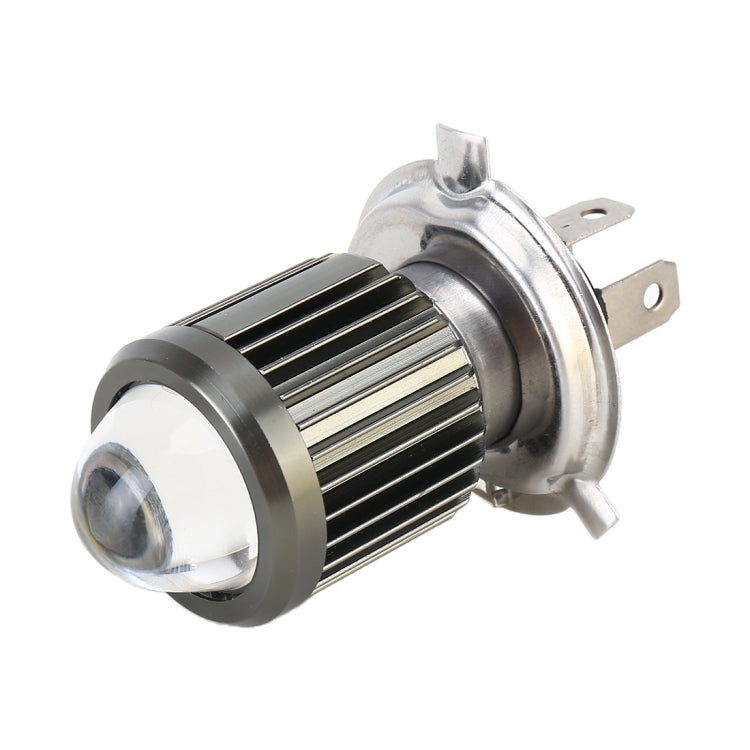 H4 DC12-80V / 10W / 6000K / 3000K / 800LM Bicolor Motorcycle Headlights with Projector Lens, H4