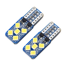 Load image into Gallery viewer, 2 PCS T10 / W5W / 168 DC12V 1.8W 6000K 130LM 10LEDs SMD-2835 Car Reading Lamp Clearance Light, with Decoder, 10LEDs SMD-2835