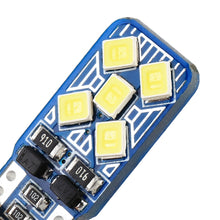 Load image into Gallery viewer, 2 PCS T10 / W5W / 168 DC12V 1.8W 6000K 130LM 10LEDs SMD-2835 Car Reading Lamp Clearance Light, with Decoder, 10LEDs SMD-2835