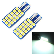 Load image into Gallery viewer, 2 PCS T10 / W5W / 168 DC12V 1.8W 6000K 140LM 18LEDs SMD-3030 Car Reading Lamp Clearance Light, with Decoder, 18LEDs SMD-3030
