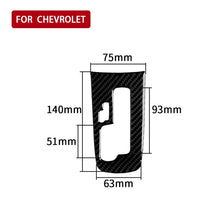 Load image into Gallery viewer, Car Carbon Fiber Center Control Gear Shift Position Panel Decorative Sticker for Chevrolet Cruze 2009-2015, Left and Right Drive Universal, Gear Shift Position