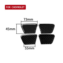 Load image into Gallery viewer, 4 PCS Car Carbon Fiber Door Bowl Decorative Sticker for Chevrolet Cruze 2009-2015, Left and Right Drive Universal, Door Bowl