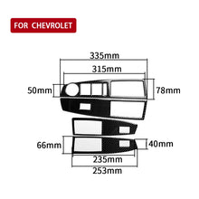 Load image into Gallery viewer, Car Carbon Fiber Window Lift Switch Panel Decorative Sticker for Chevrolet Cruze 2009-2015, Right Drive, Window Lift Switch(RH)