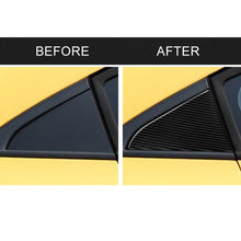Load image into Gallery viewer, Car Carbon Fiber Rear Triangle Glass Decorative Sticker for Chevrolet Cruze 2009-2015, Left and Right Drive Universal, Rear Triangle Glass