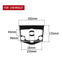 Load image into Gallery viewer, Car Carbon Fiber CD Panel Decorative Sticker for Chevrolet Cruze 2009-2015, Left and Right Drive Universal, CD Panel