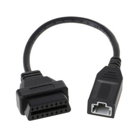 Car 3 Pin to 16 Pin OBD Cable for Honda, Cable Length: 40cm, 3 Pin to 16 Pin OBD Cable
