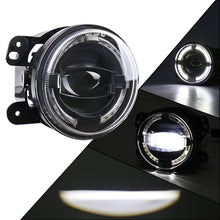 Load image into Gallery viewer, 2 PCS 4 inch Car LED Angel Eyes Spotlight Modified Fog Lights for Jeep Wrangler / Dodge / Chrysler PT Cruiser, For Jeep / Dodge
