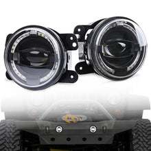 Load image into Gallery viewer, 2 PCS 4 inch Car LED Angel Eyes Spotlight Modified Fog Lights for Jeep Wrangler / Dodge / Chrysler PT Cruiser, For Jeep / Dodge