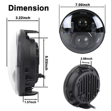 Load image into Gallery viewer, 7 inch Round LED Motorcycle Headlight Modified Spotlight for Honda, For Honda, For Honda Silver