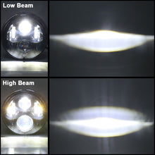 Load image into Gallery viewer, 7 inch Round LED Motorcycle Headlight Modified Spotlight for Honda, For Honda, For Honda Silver