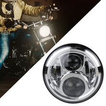Load image into Gallery viewer, 7 inch Round LED Motorcycle Headlight Modified Spotlight for Honda, For Honda, For Honda Silver