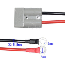 Load image into Gallery viewer, 50A SMH Anderson Plug to O Shape Terminal Booster Cable, Length: 0.5m, Length: 0.5m