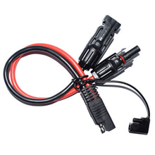 Load image into Gallery viewer, MC4 to SAE Solar Power Cord Photovoltaic Connector, MC4 to SAE