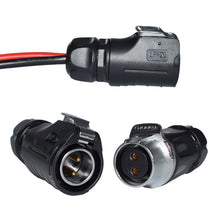 Load image into Gallery viewer, MC4 to LP20 2 Core Aviation Plug Female LED Display Connector, MC4 to LP20