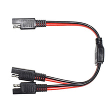 Load image into Gallery viewer, SAE One to Two Connection Cable Car Power Cord, SAE One to Two Cable