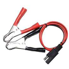 Load image into Gallery viewer, SAE to Crocodile Clip Power Cord Motorcycle Battery Charging Cable, Length: 1m, Length: 1m