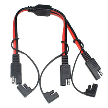 Load image into Gallery viewer, SAE One to Two Connection Extension Cable Car Power Cord, SAE One to Two