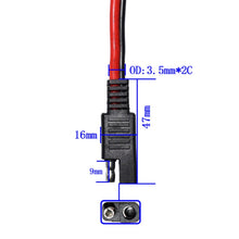 Load image into Gallery viewer, SAE One to Two Connection Extension Cable Car Power Cord, SAE One to Two
