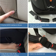 Load image into Gallery viewer, Car Kids Safety Seat Fixing Belt Children ISOFIX Interface Soft Connection Belt, Kids Safety Seat Fixing Belt