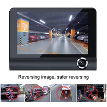 Load image into Gallery viewer, 3 in 1 4 inch 170 Degree Wide Angle Night Vision HD 1080P Video Car DVR, Support Motion Detection / G-Sensor, 4 inch