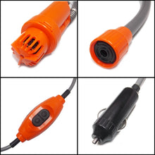 Load image into Gallery viewer, 12V Portable Outdoor Car Electric Shower Sprinkler Washer, Car Washer(Blue), Car Washer(Orange), Car Washer (Yellow)