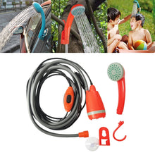 Load image into Gallery viewer, 12V Portable Outdoor Universal Car Electric Shower Sprinkler Washer, Car Washer (Blue), Car Washer (Orange)