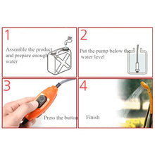Load image into Gallery viewer, 12V Portable Outdoor Universal Car Electric Shower Sprinkler Washer, Car Washer (Blue), Car Washer (Orange)