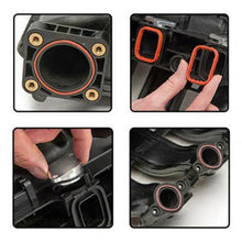 Load image into Gallery viewer, 4x22mm Car Swirl Flap Air Intake Aluminum Gasket Remove Repair Kit, 22mm(Black), 22mm(Blue), 22mm(Red), 22mm(Silver)