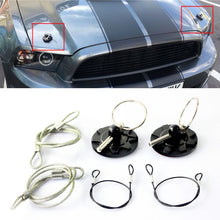 Load image into Gallery viewer, XH-6049 Car Universal Modified Racing Punch-free Aluminum Engine Hood Lock Cover, XH-6049(Black), XH-6049(Gold), XH-6049(Blue), XH-6049(Purple), XH-6049(Red), XH-6049(Silver)