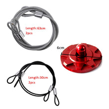 Load image into Gallery viewer, XH-6049 Car Universal Modified Racing Punch-free Aluminum Engine Hood Lock Cover, XH-6049(Black), XH-6049(Gold), XH-6049(Blue), XH-6049(Purple), XH-6049(Red), XH-6049(Silver)