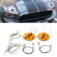 Load image into Gallery viewer, XH-6049 Car Universal Modified Racing Punch-free Aluminum Engine Hood Lock Cover, XH-6049(Black), XH-6049(Gold), XH-6049(Blue), XH-6049(Purple), XH-6049(Red), XH-6049(Silver)