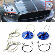 Load image into Gallery viewer, XH-6049 Car Universal Modified Racing Punch-free Aluminum Engine Hood Lock Cover, XH-6049(Black), XH-6049(Gold), XH-6049(Blue), XH-6049(Purple), XH-6049(Red), XH-6049(Silver)