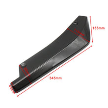 Load image into Gallery viewer, XH-6134 Black Car Universal Modified Rear Spoiler Anti-collision Protector Bar Strip Guard Sticker, Black
