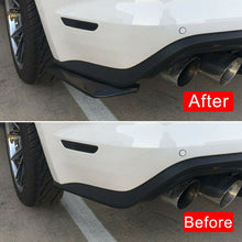 Load image into Gallery viewer, XH-6134 Black Car Universal Modified Rear Spoiler Anti-collision Protector Bar Strip Guard Sticker, Black